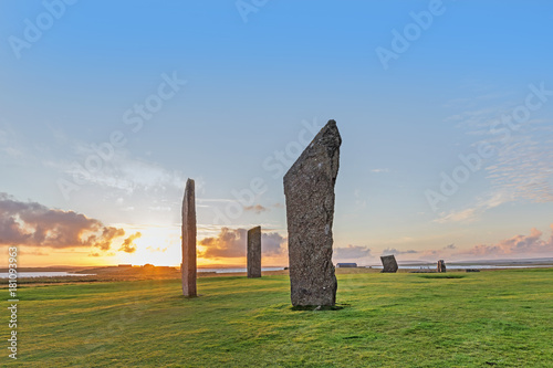 世界遺産　ステンネスストーン　Standing Stones of Stenness UK photo