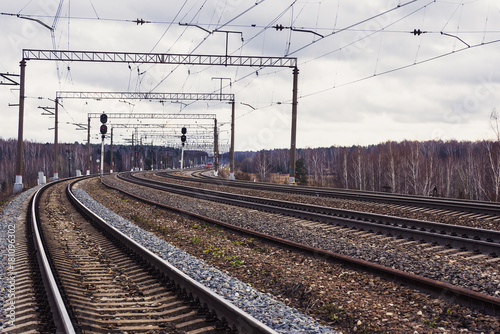 Rail road commuter.