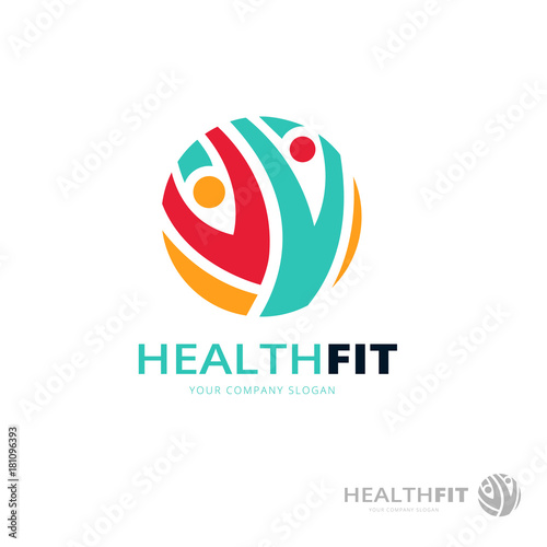 Fitness and Health Logo 