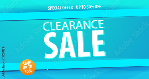 Sale banner or Flyer design with gifts. Discount background for the online store, shop, promotional leaflet, poster, banner. Vector illustration.