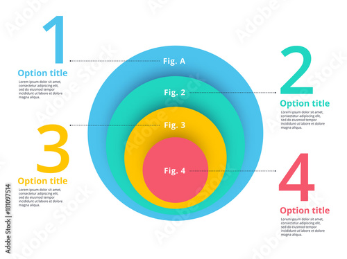 Business 4 step process chart infographics with triangles. Triangular corporate graphic elements. Company infograph presentation slide template. Modern vector process info graphic layout design.