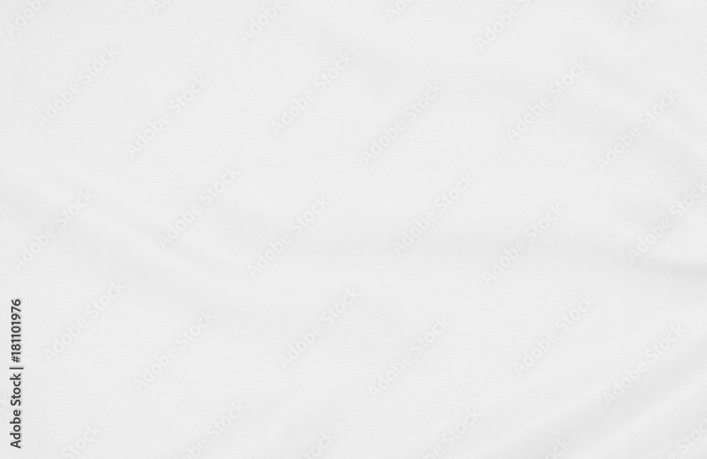 White fabric texture for background and design, beautiful pattern of silk or linen.