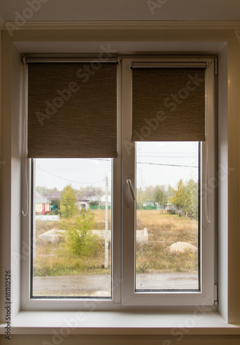 Window in the house as a background