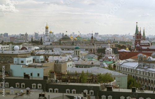 Russia, Moscow, 19 may 2017. view of the city from the top.