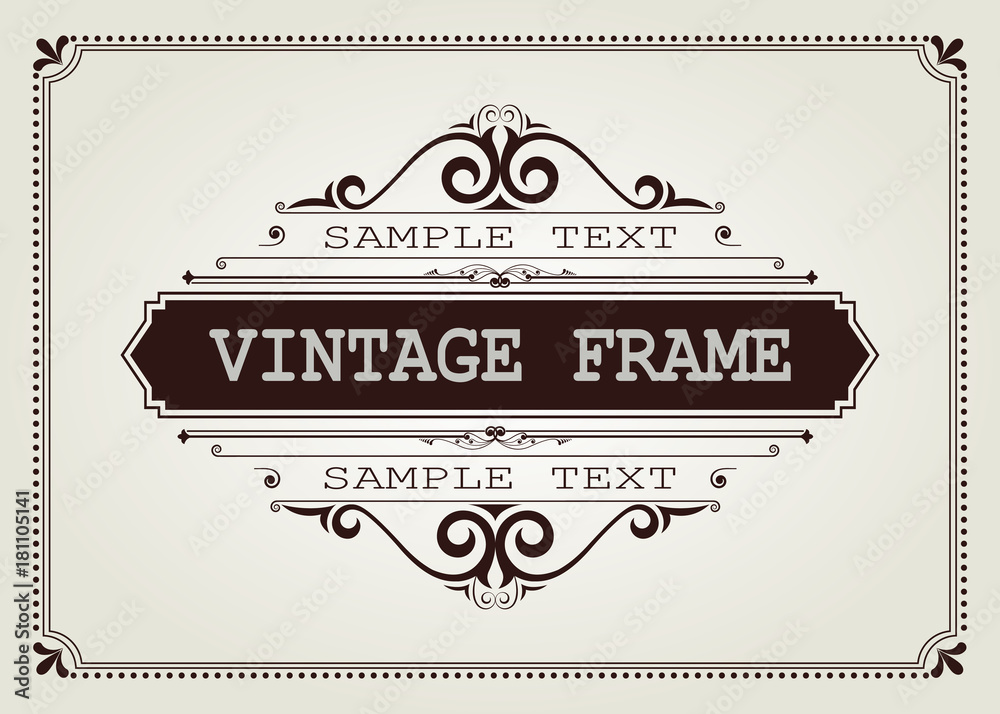 vintage frame