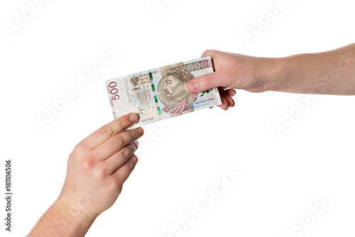 Polskie pieniądze 500 złotych