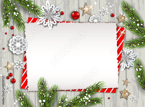 Holiday nature card