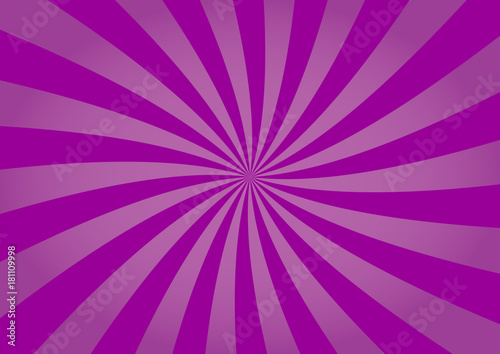 Purple spiral, radial background. Vector illustration