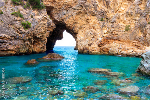 Secret Sea Bay In Antalya Turkey © nakedking