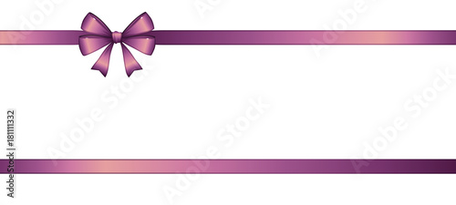 Schleife Altrosa - Doppel