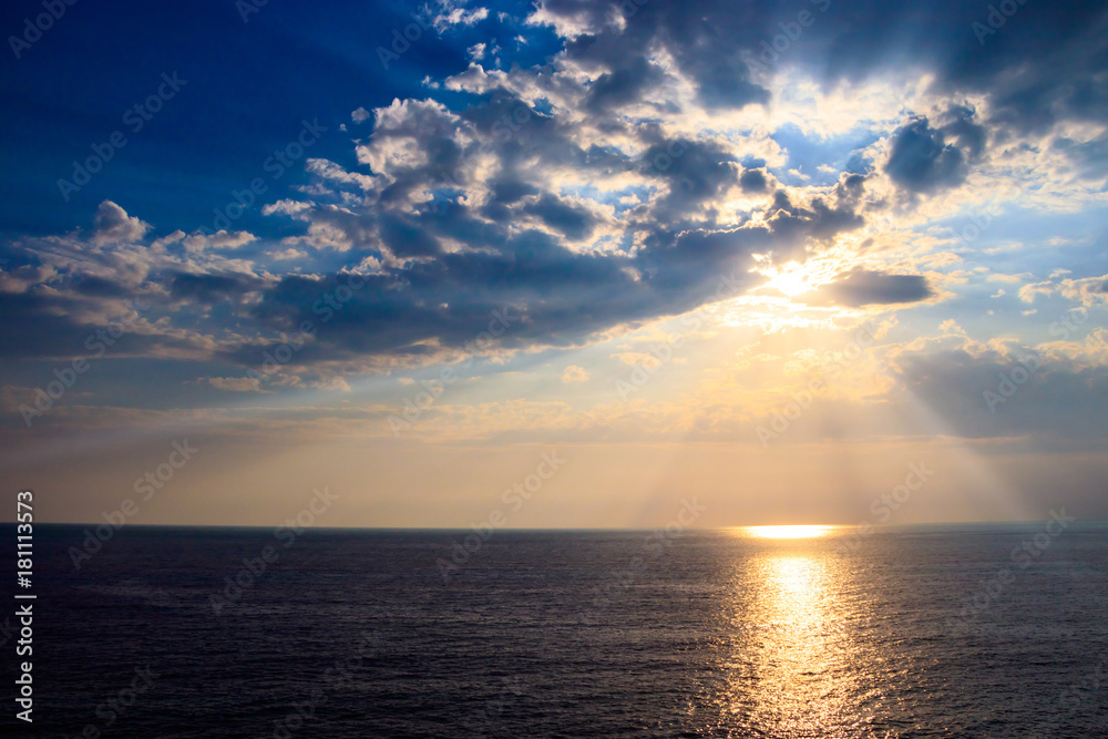 Fototapeta premium Sunset On The Sea