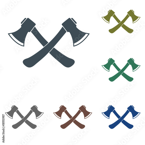 The ax icon. Axe symbol
