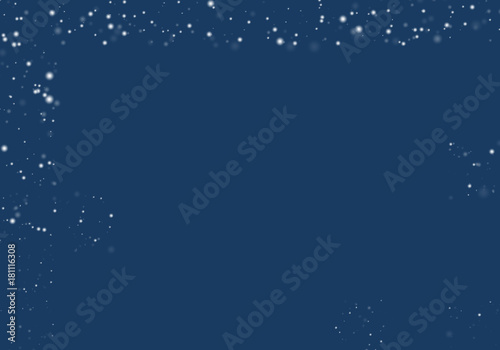 Falling snow on a transparent background. Abstract snowflake background. Fall of snow. Vector illustrator 10 EPS. photo