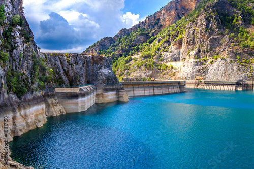 Fototapeta Naklejka Na Ścianę i Meble -  Water Dam In Antalya