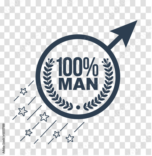 silhouette of maintaining male