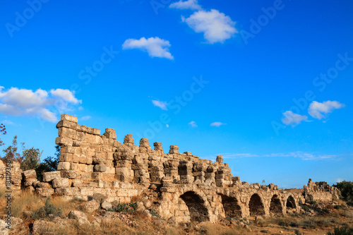 Ancient City Of Perge Near Antalya Turkey