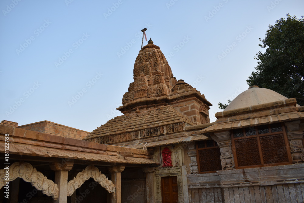 Fototapeta premium beautiful monument inside of sonar fort jaisalmer rajasthan india