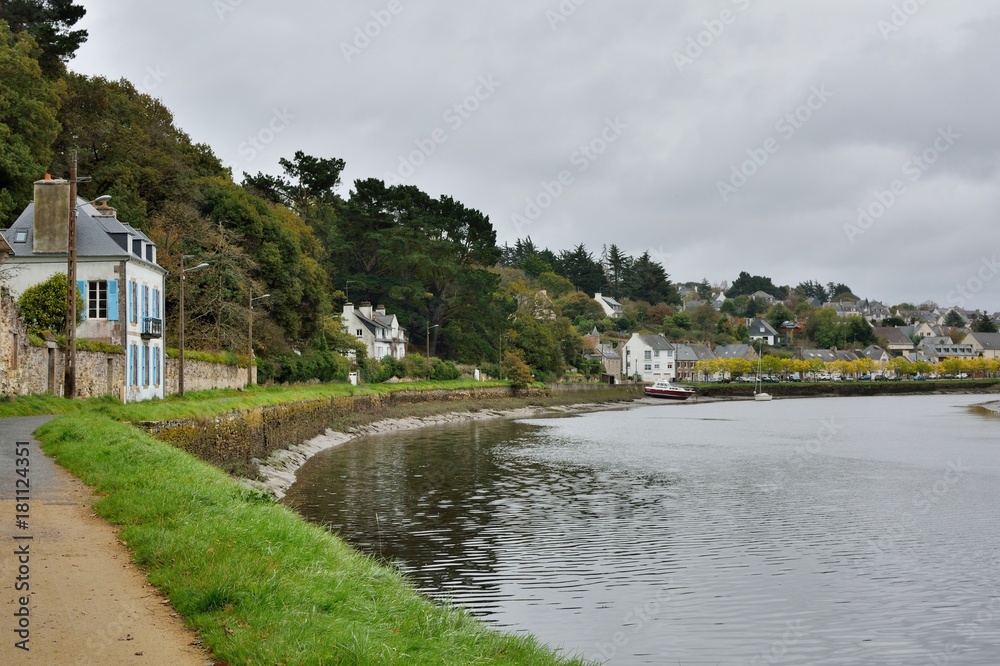 Le bord du Léguer près de Lannion