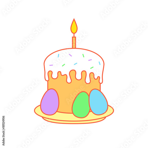 linear color kulich icon