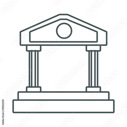 Greek columns building © Jemastock