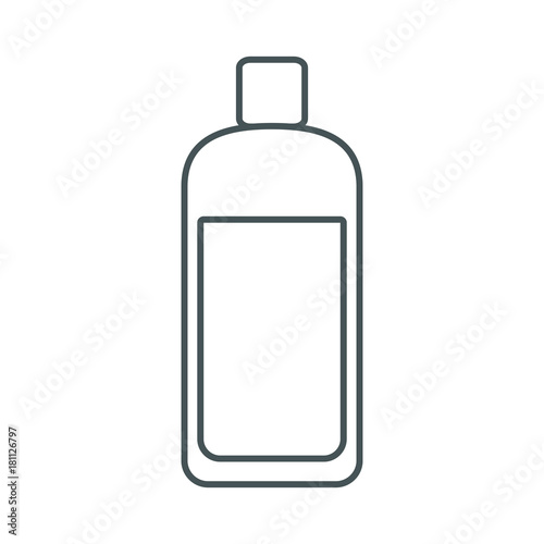 Container bottle isolated