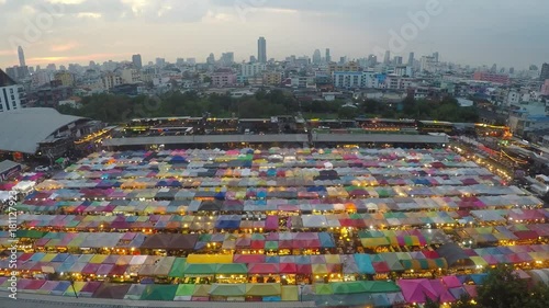 The New Rot Fai Market Ratchada, Bangkok, Thailand
