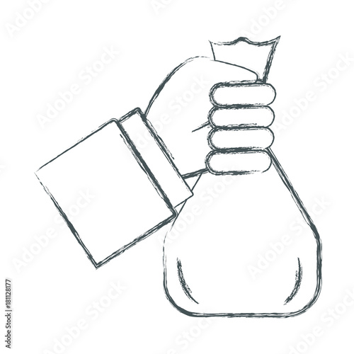 hand with money bag © Jemastock