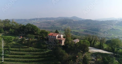 Wallpaper Mural A beautiful house on top of a mountain, a small private winery on top of a mountain Torontodigital.ca