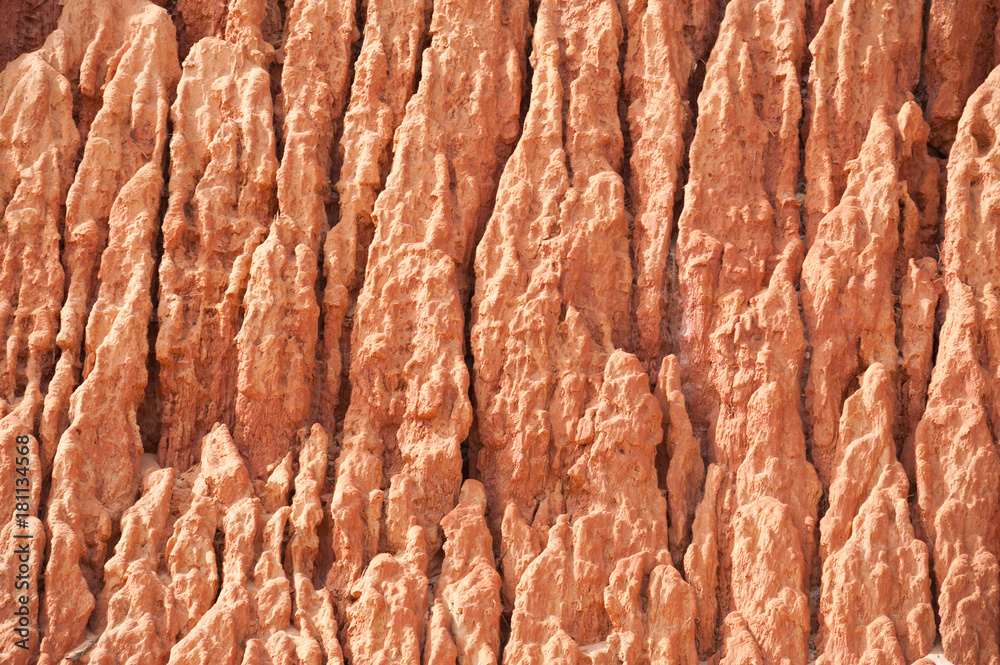Naklejka premium wall of sand ravine