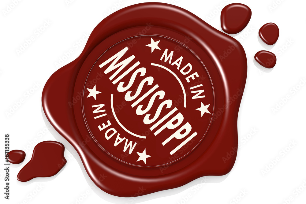 Label seal of Made in Mississippi Label seal of Made in Mississippi