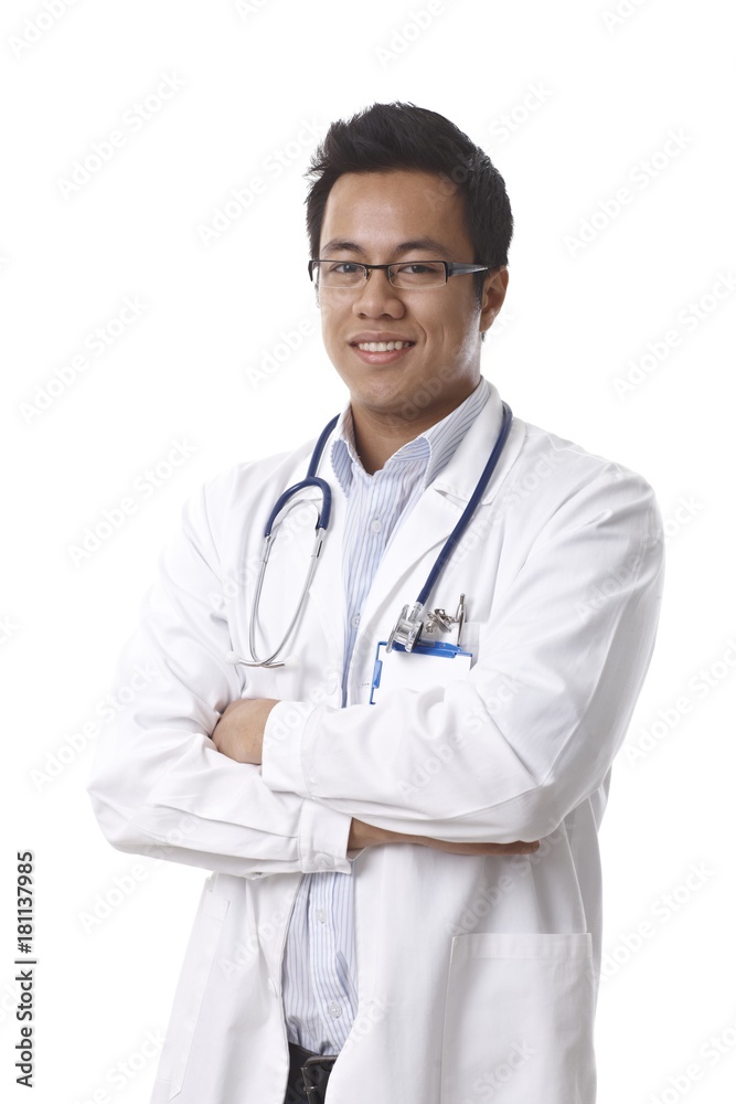 Portrait of confident young male doctor Portrait of confident young male doctor