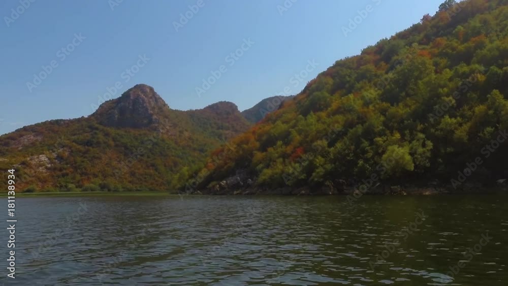 А boat trip along the Skadar Lake. Montenegro. А boat trip along the Skadar Lake. Montenegro.
