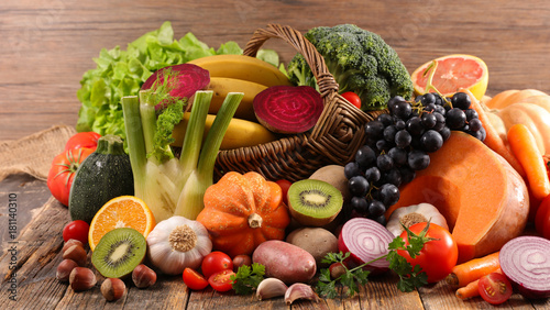 Fotografie fruit and vegetable