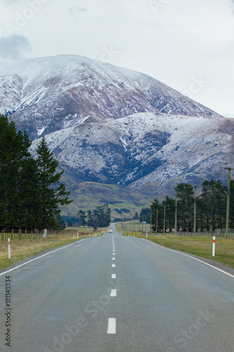 beautiful scenic of mountain in arthur’s pass national park most popular travleing destination in southland new zealand