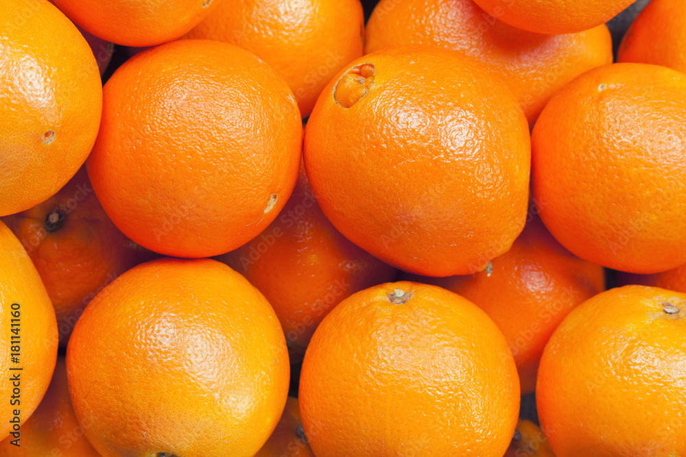 Lots of ecological oranges piled up Lots of ecological oranges piled up