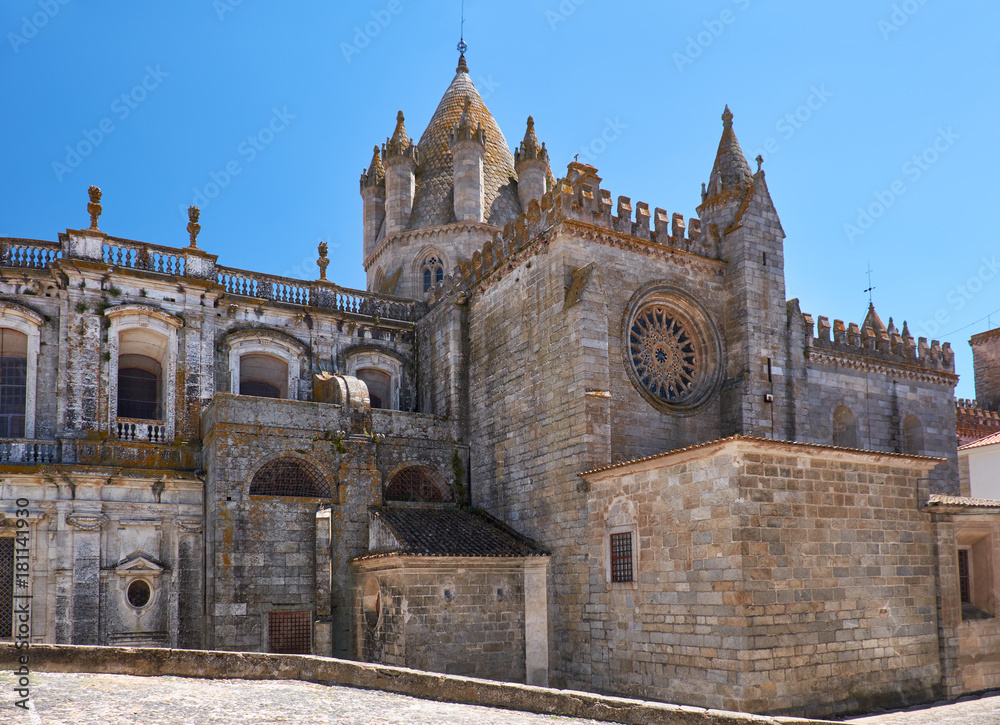 Cathedral of Evora (Se de Evora). Evora. Portugal.