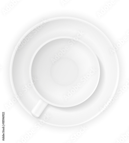 cup for coffee and tea stock vector illustration