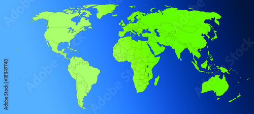 World map vector