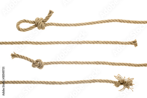 ropes with knots photo