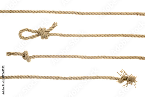 ropes with knots