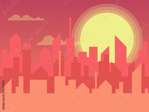 cityscape background vector