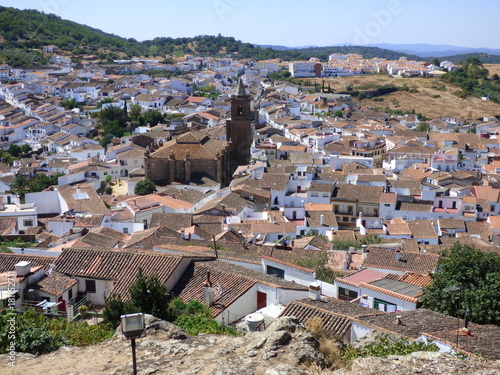 Cortegana, pueblo de Huelva, en el Parque Natural de la Sierra de Aracena y Picos de Aroche photo