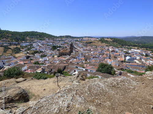 Cortegana, pueblo de Huelva, en el Parque Natural de la Sierra de Aracena y Picos de Aroche photo