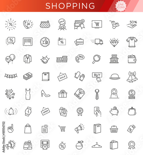 Outline icon collection - Black Friday Big Sale