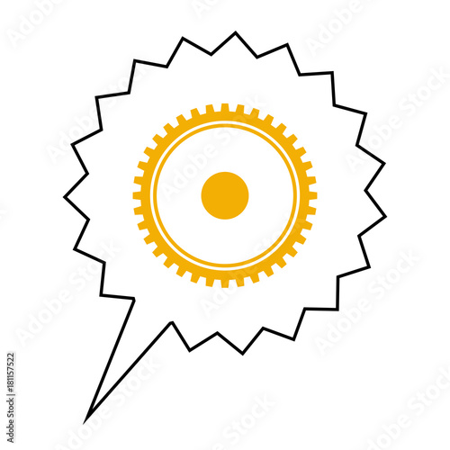 Zahnrad - Systemeinstellung - Aktion