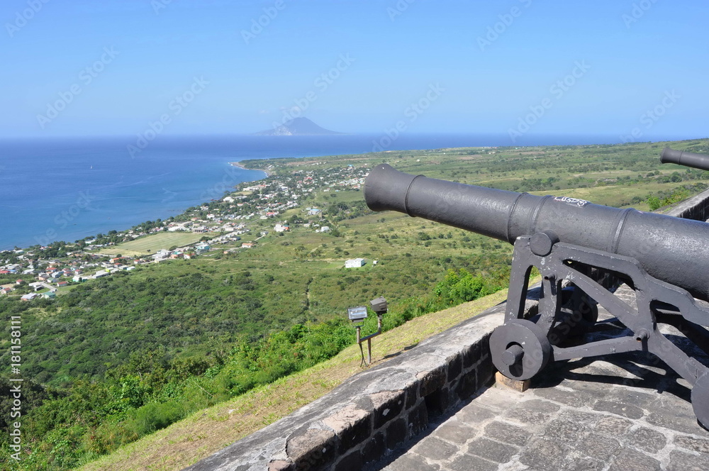 Cannon in Brimstone Hill Fortress, St. Kitts