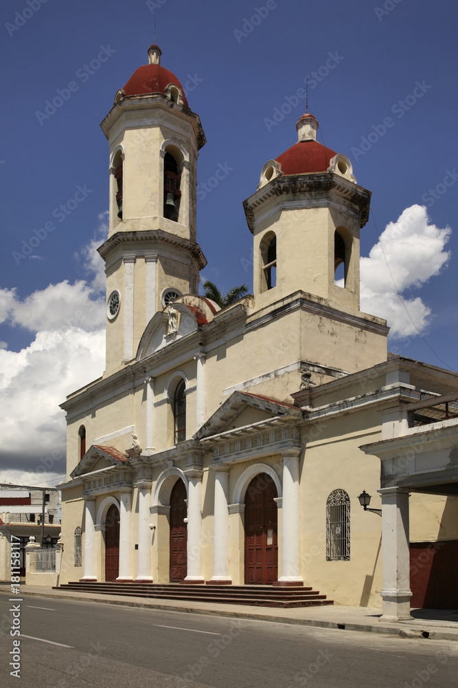 Catedral de la Purisima Concepcio in Cienfuegos. Cuba