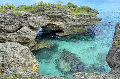 Lagoon on Mare Island, New Caledonia