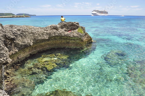 Lagoon on Mare Island, New Caledonia photo