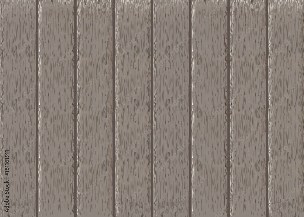 Naklejka premium Background from wooden boards. Wood surface. vector illustration.
